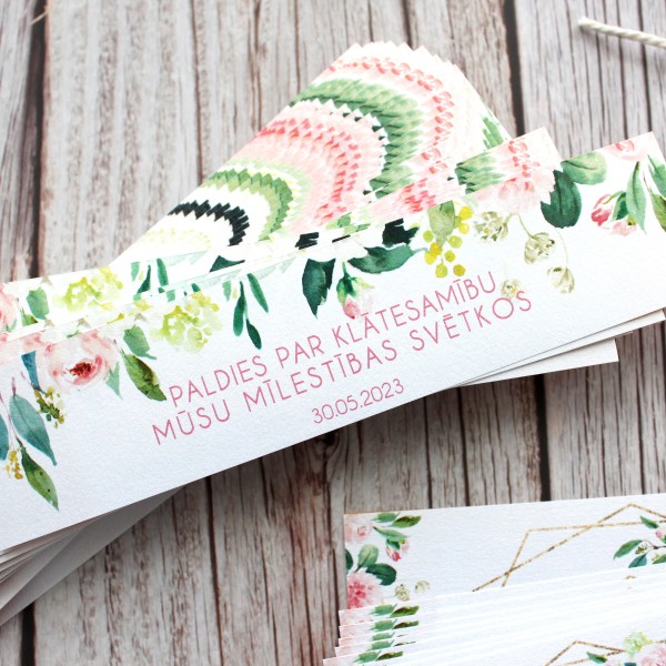 Personalizētas burciņu etiķetes ETHEREAL BLUSH JAR LABELS 150X35