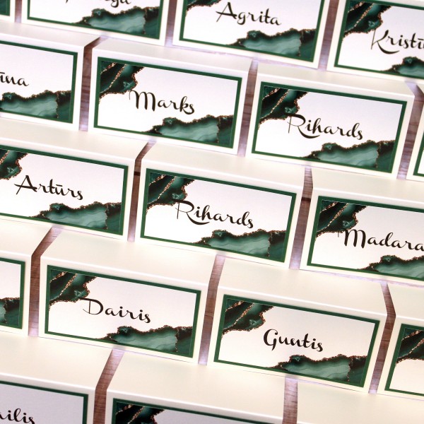 Galda kartes MOOD 85X50 EMERALD AGATE