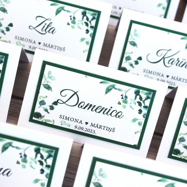 Galda kartes MOSAIC 80X50 GREENERY