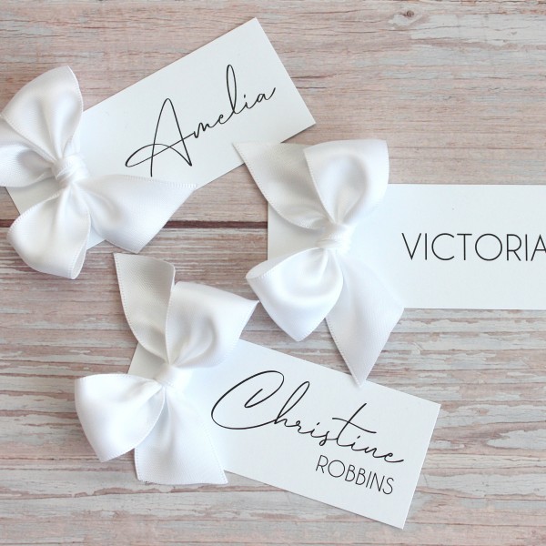 Galda kartes BOW TAGS 95X40