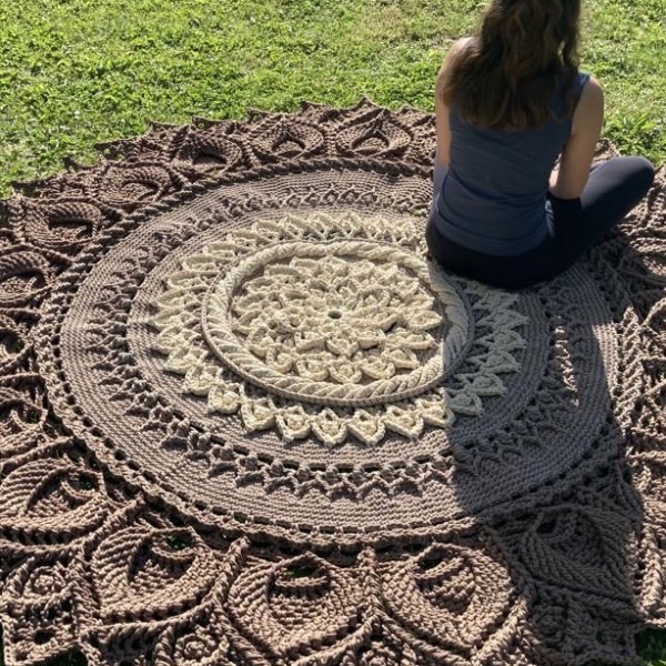 Tamborēts paklājs, 250cm