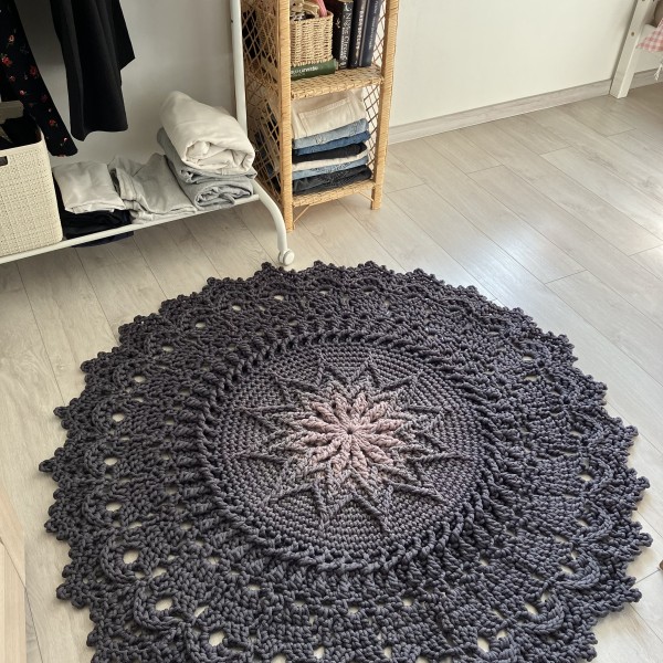 Tamborēts paklājs, 140cm