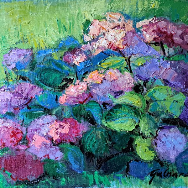 a/e "Svitenes hortenzija" 40 x 50