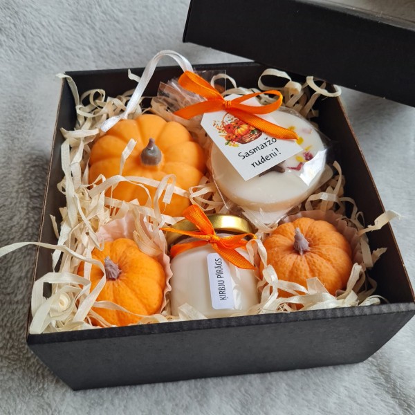 Dāvanu komplekts rudens noskaņai