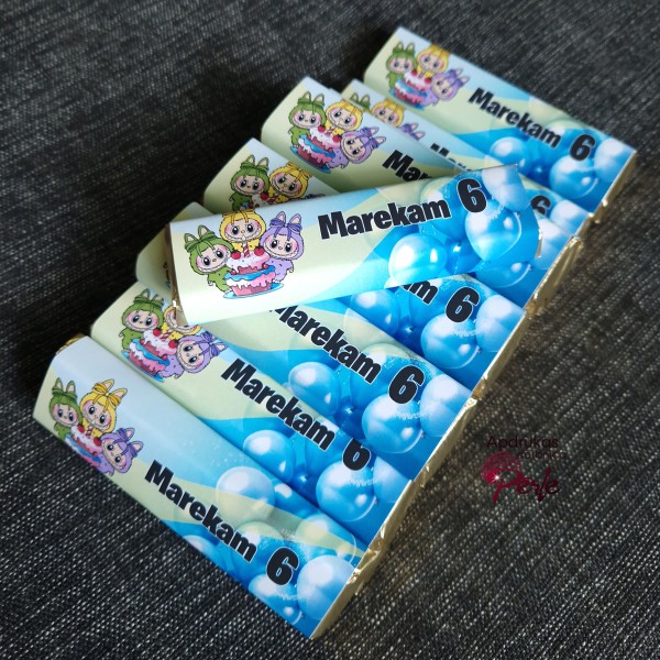 Personalizētas šokolādītes viesiem