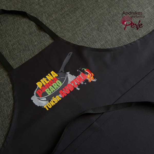 Personalizēts priekšauts.