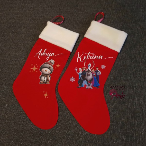 Ziemassvētku dāvanu / saldumu zeķe