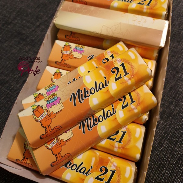 Personalizētas šokolādītes viesiem