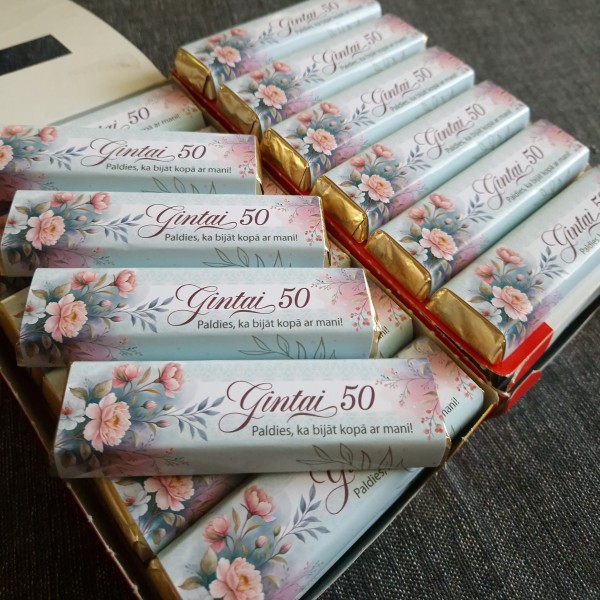 Personalizētas mazās šokolādītes