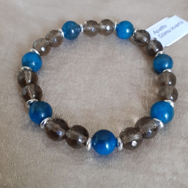 Elastīga dabīgo akmeņu rokassprādze