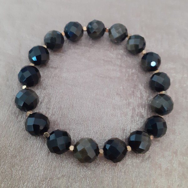 Elastīga dabīgo akmeņu rokassprādze