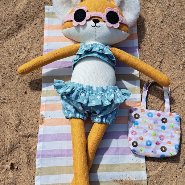 🏖️ Lellīte lapsiņa ar pludmales komplektu + Dāvana