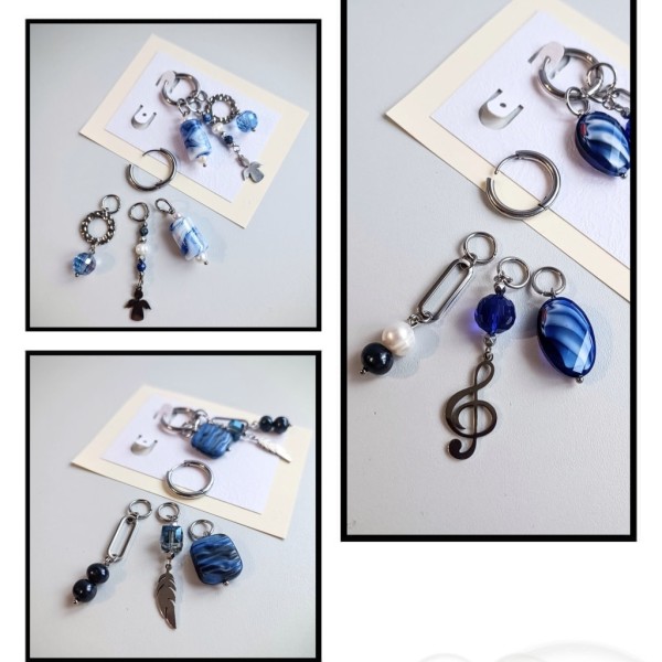 Auskari transformeri Sajūtas zils