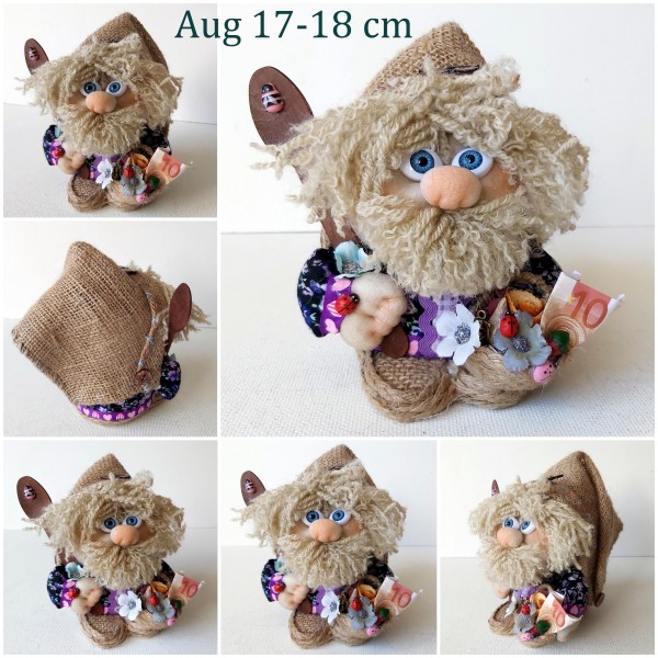 Suvenīrs "Mājas gariņš" (roku darbs). Домовенок (ручная работа).