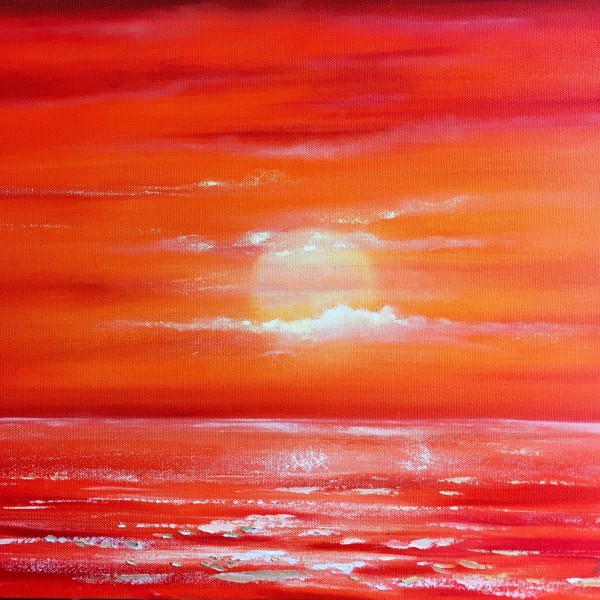 Saulriets. 60x80cm
