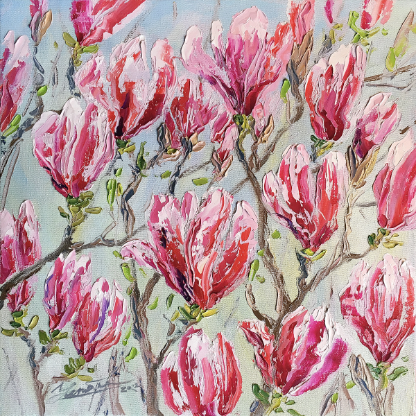 Magnolijas atkal zied 40x40