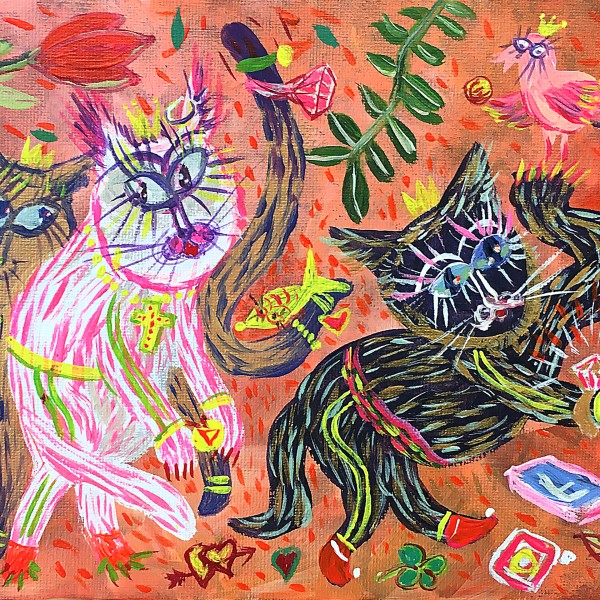 Kaķu pavasaris, 15x21cm