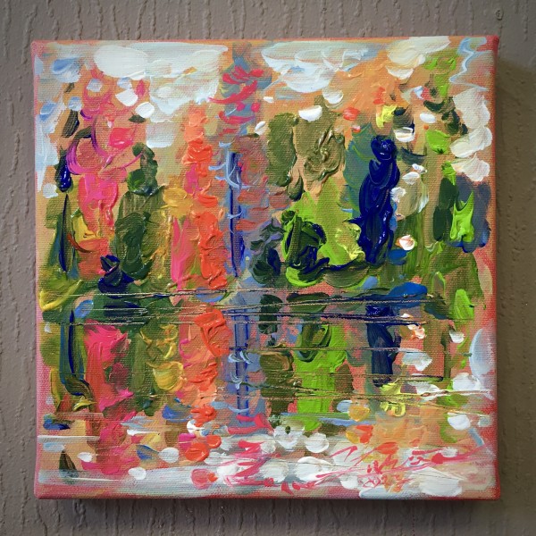 MIniatūra impresija. 21x21cm