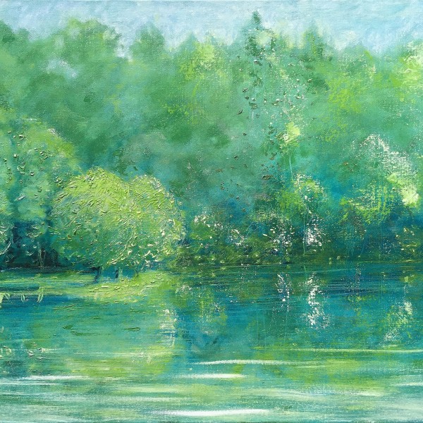 Pie ezera 60x80 Eļļa, audekls 2023