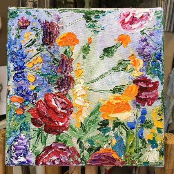 Vasarīgās rozes 21x21cm