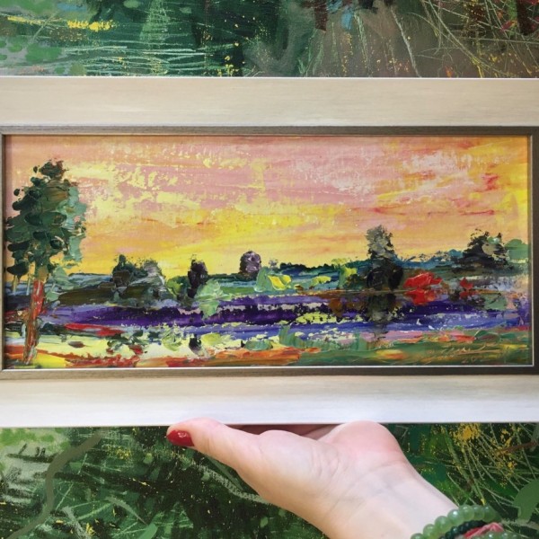 Mazā ainaviņa 15x33cm