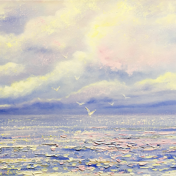 Jūra / eļļa, audekls / 41x69cm