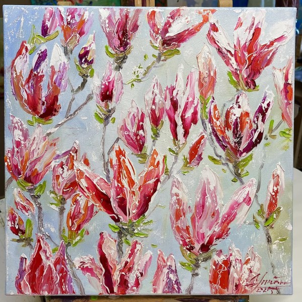Magnolijas atkal zied 40x40