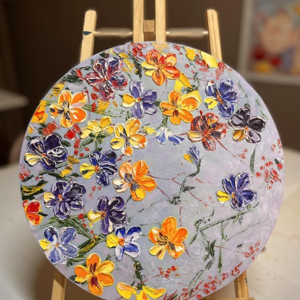 Atraitnītes 💐 30, audekls eļla