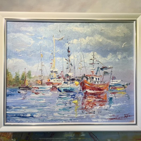 Piestātne, 35x28  eļļa audekls