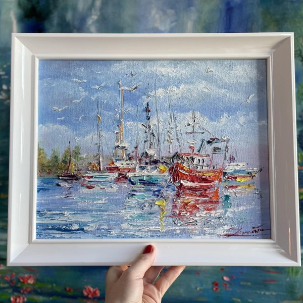 Piestātne, 35x28  eļļa audekls