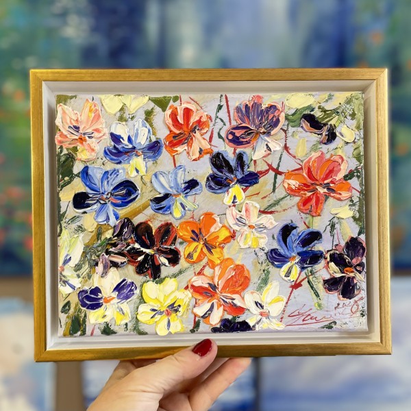 Miniatūra ar atraitnītēm zeltā❤️🌟💥