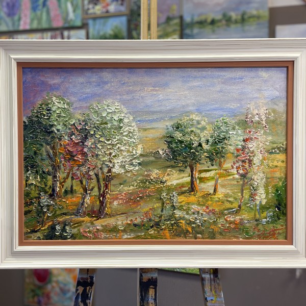 Latvijas ainava ziedos  / 60x40