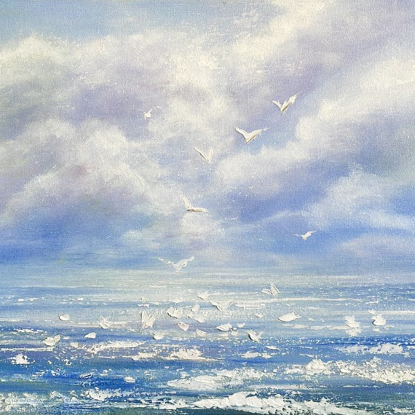 Jūra / eļļa, audekls / 41x69cm
