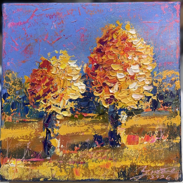 Rudens duets, 26x26