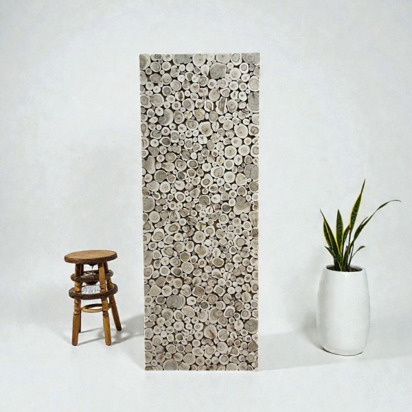 Kadiķu koka sienas panelis 0,44 × 1,22 m