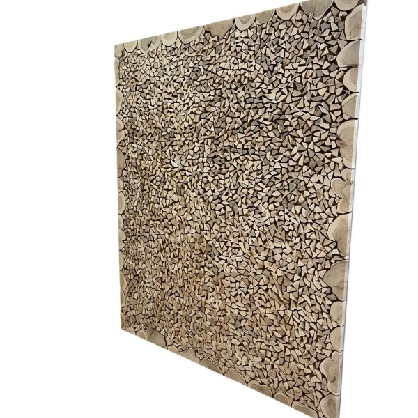 Kadiķa panelis “Meža mozaīka” 0,84 × 1 m