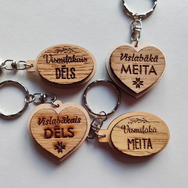 Atslēgu piekariņi MEITA un DĒLS