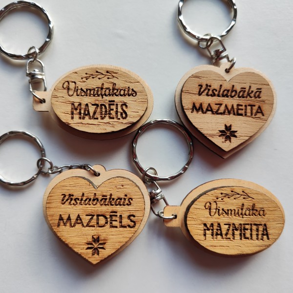 Atslēgu piekariņi MAZMEITA un MAZDĒLS