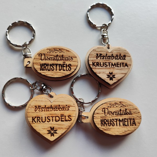 Atslēgu piekariņi KRUSTMEITA un KRUSTDĒLS