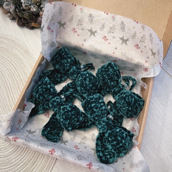 Plīša bantītes eglītei 🎄