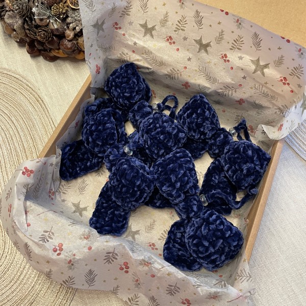 Plīša bantītes eglītei 🎄