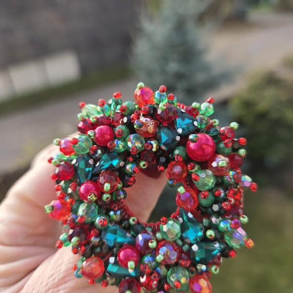 Piespraude Ziemassvētku vainags