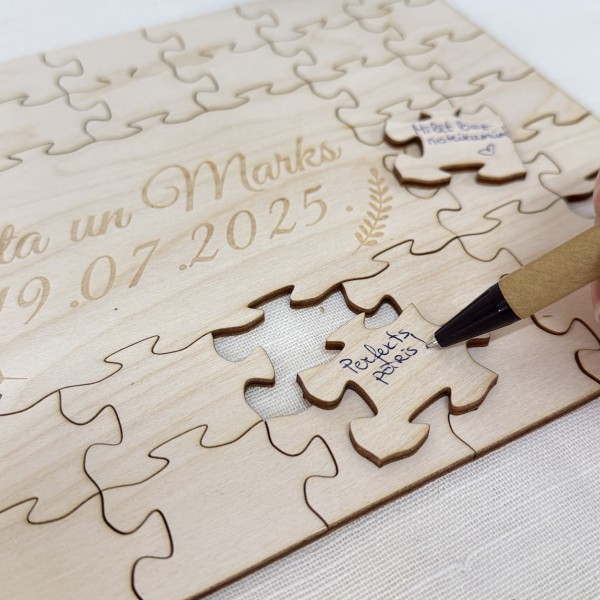 Personalizēta viesu grāmata – puzle