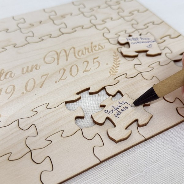 Personalizēta viesu grāmata – puzle