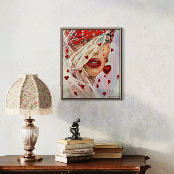 Sievietes portrets | Noslēpumainā kaislība | Oriģināldarbs | Eļļa uz audekla