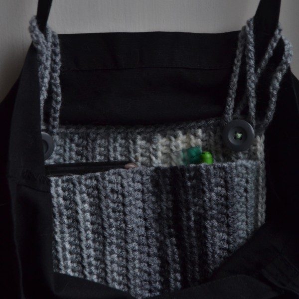 tamborēta ''iekškabatiņa'' auduma maisiņiem