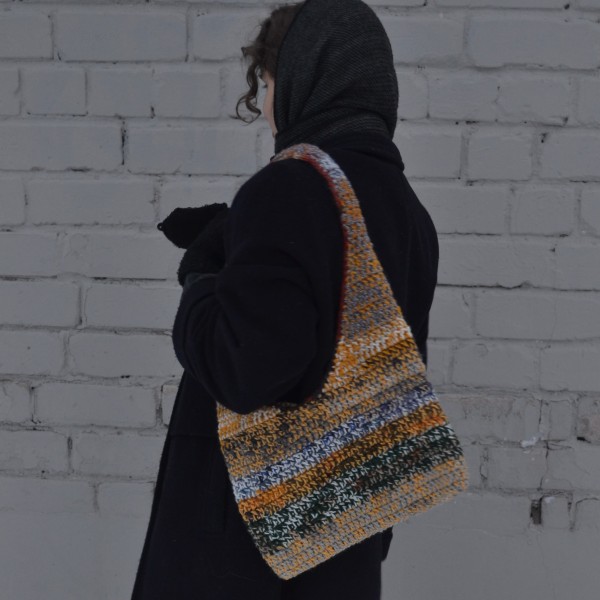 tamborēta raiba soma