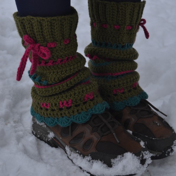 tamborētas getras/potīšu sildītāji