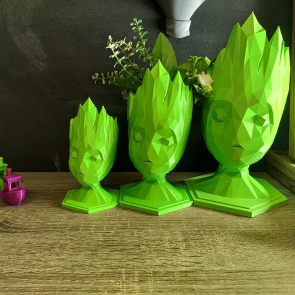 3D printēti puķu podi un 3D printēšanas pakalpojumi