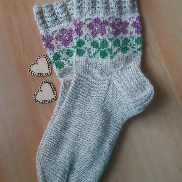 Rakstainas alpakas vilnas dzijas zeķes sievietēm